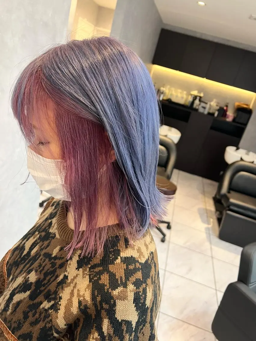 カラー SALOWIN栄 高須大貴のヘアスタイル