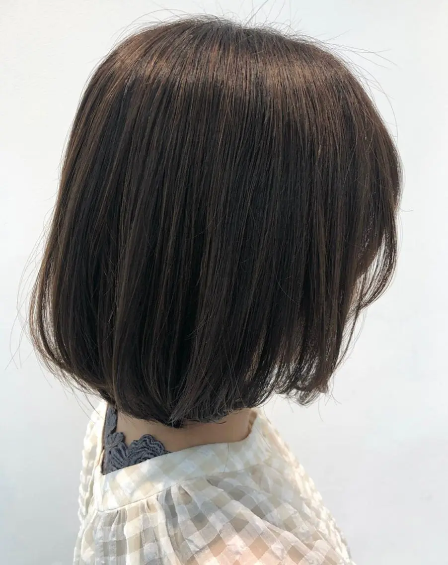 ミディアム 磯山 直貴のヘアスタイル