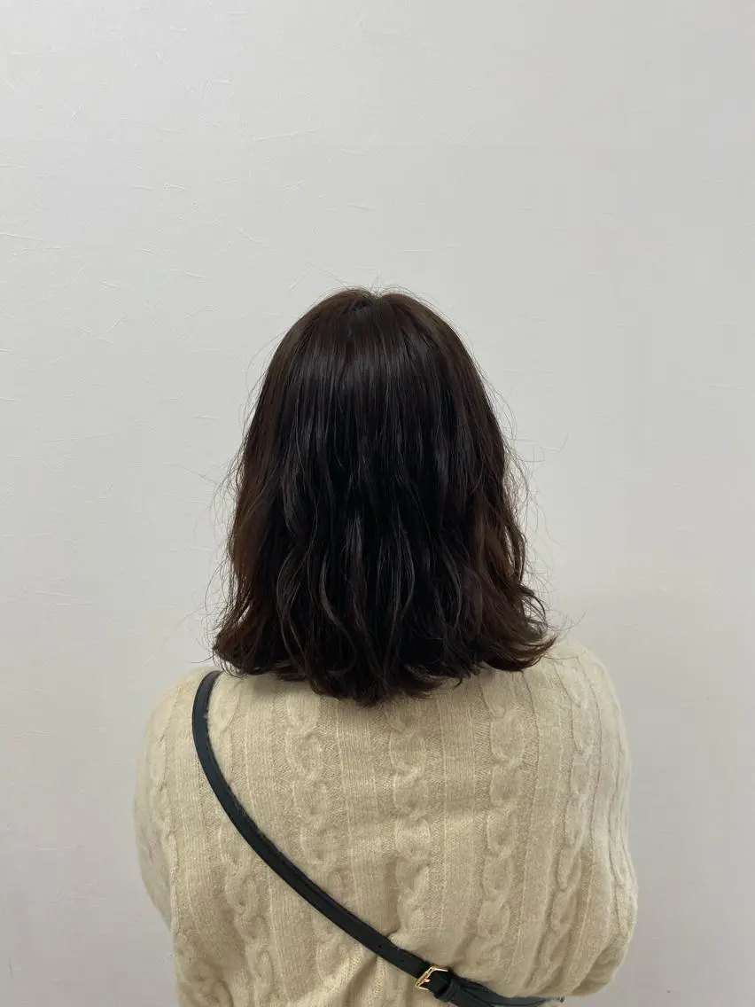 ミディアム ミディアムパーマ KAITOH ATSUSHIのヘアスタイル