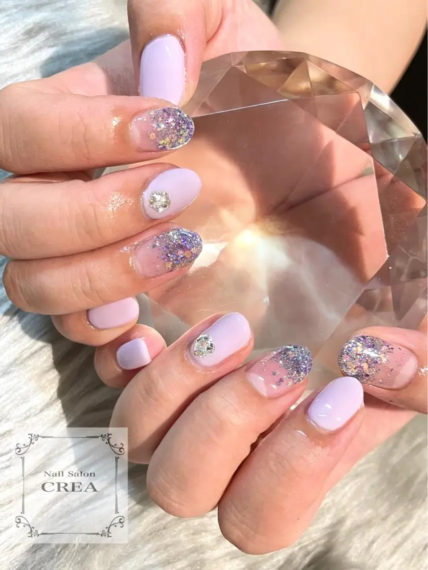 ネイル ストーンネイル NailSalon CREAのネイルデザイン
