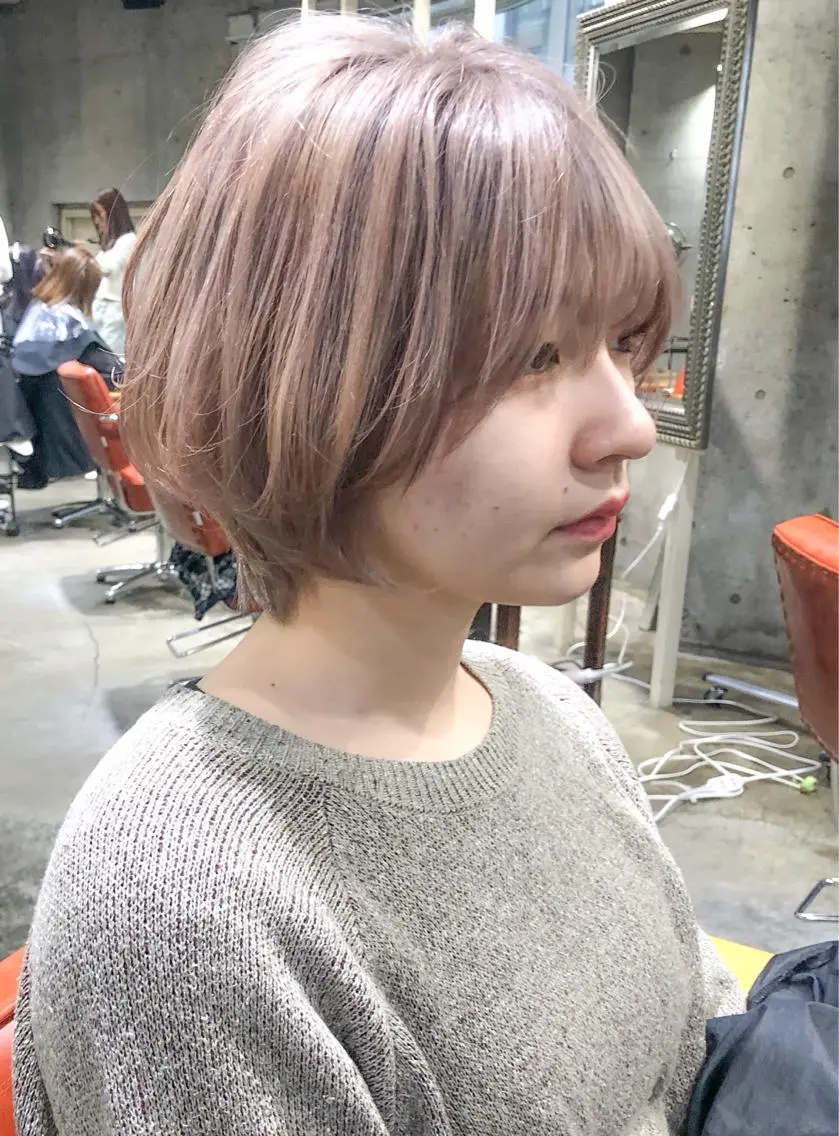 ショート 丸みショート ショートヘア 北條 優輝のヘアスタイル