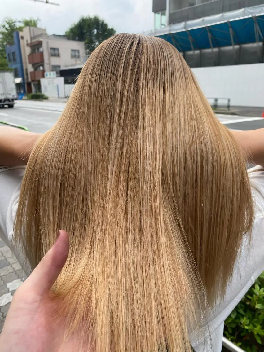 ロング カット 縮毛矯正 渡辺 右京/Prism池袋のヘアスタイル
