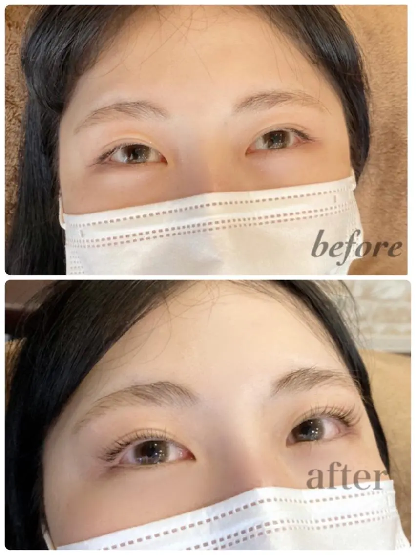 マツエク・マツパ パリジェンヌラッシュリフト アイラッシュ Seaa おおつきのマツエク・マツパデザイン