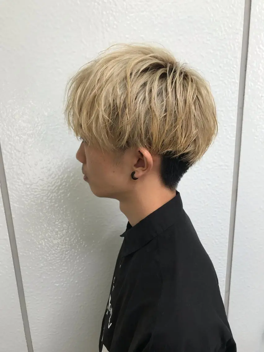 ショート メンズ クロスパーマ松永裕久 似合わせカットのヘアスタイル