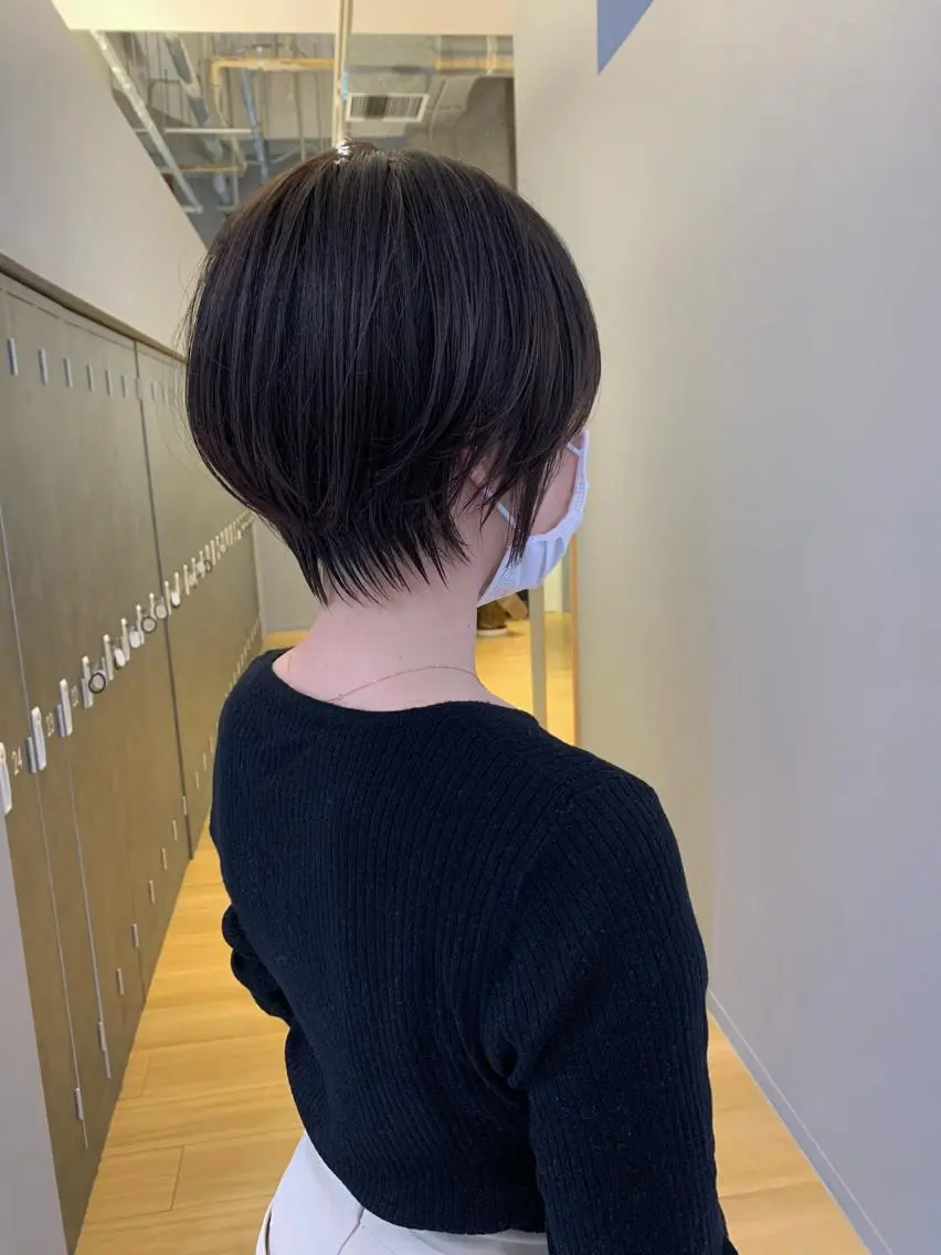 ショート ボブ/パーマ 村中　仁人のヘアスタイル
