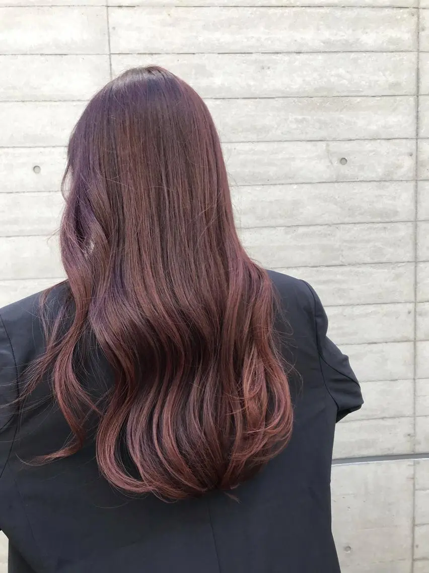 ロング カラー もりたみかこ 美容師お休み中のヘアスタイル