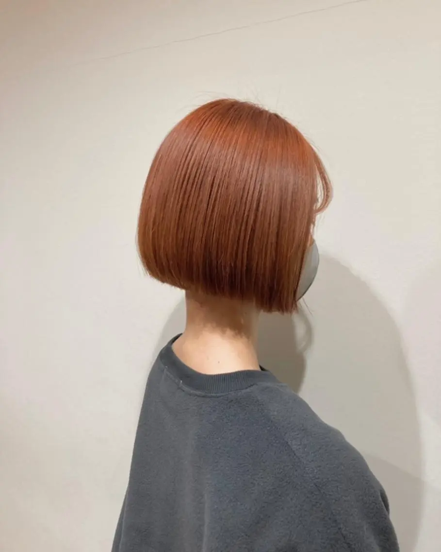 ミディアム ヘアカラー トリートメント 梅山 美侑のヘアスタイル