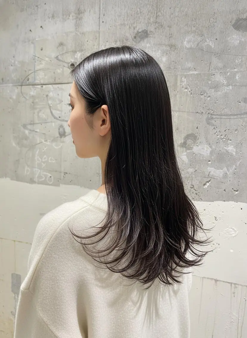 カラー Ｈelena_きら 縮毛矯正/まつパのヘアスタイル