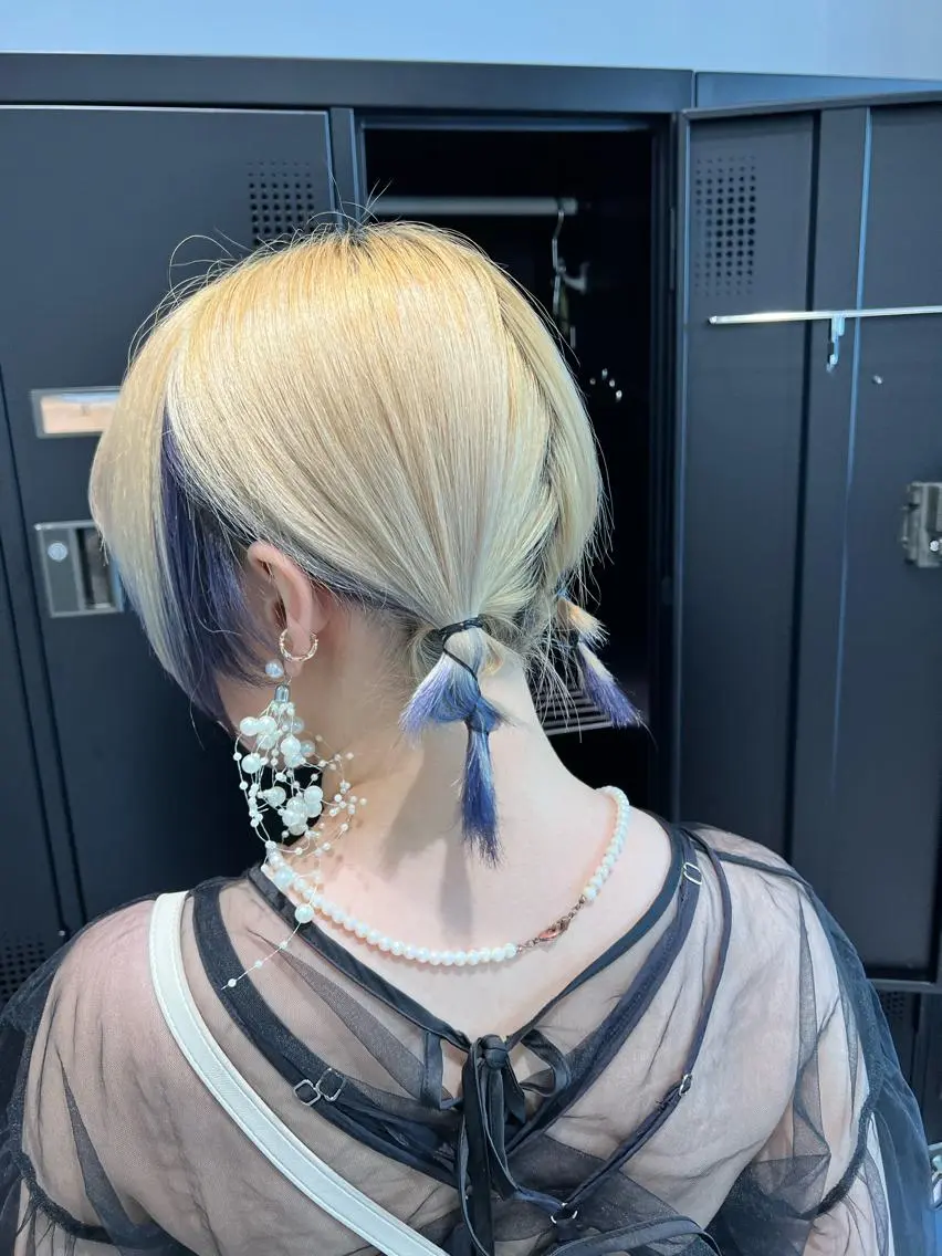 ショート カラー ヘアアレンジ ヘアカラー トリートメント 🌞レイヤー×カラー 前川那津美🌞のヘアスタイル