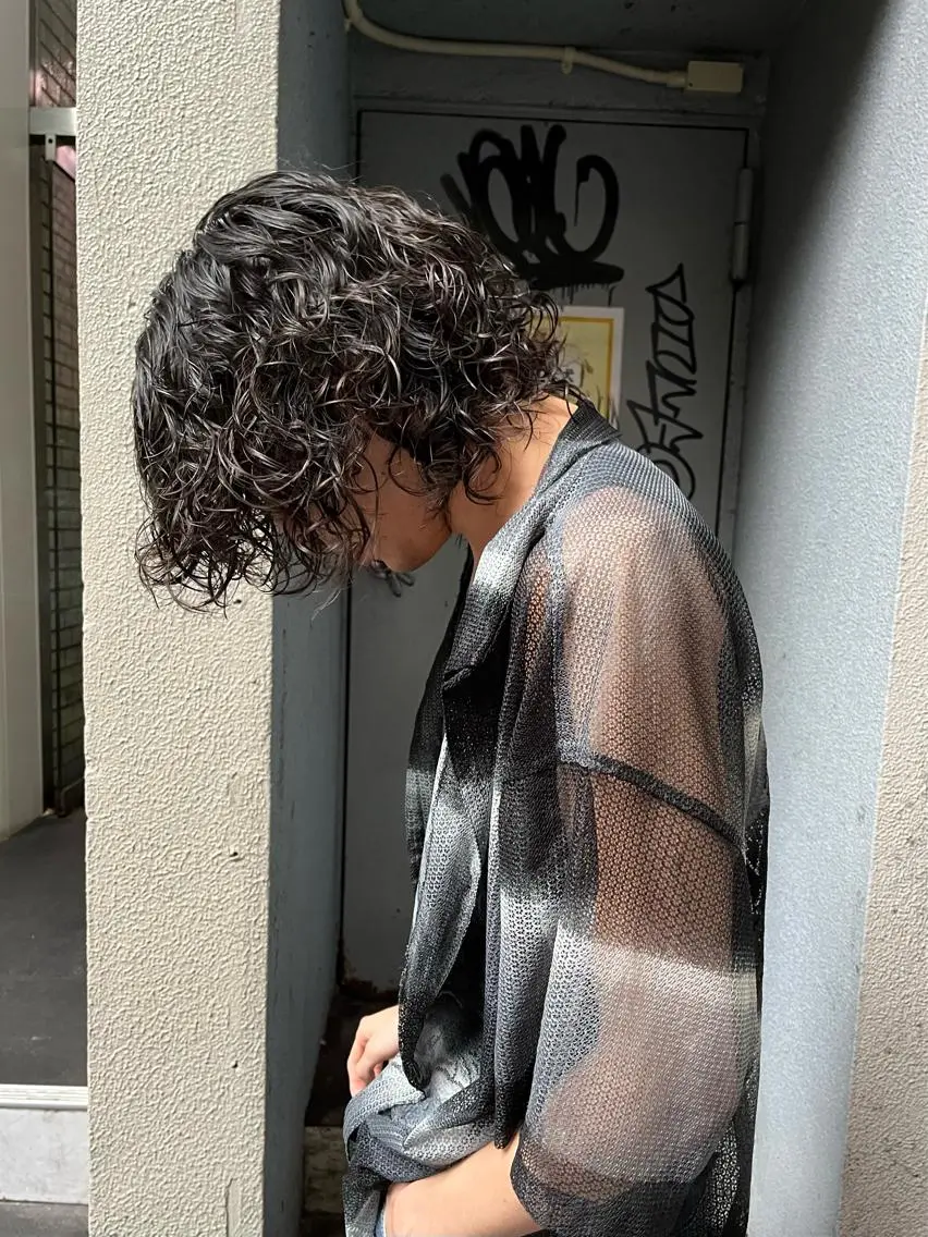ロング カラー パーマ ヘアアレンジ メンズ ヘアカラー トリートメント 💎髪質改善特化💎 RUITOのヘアスタイル