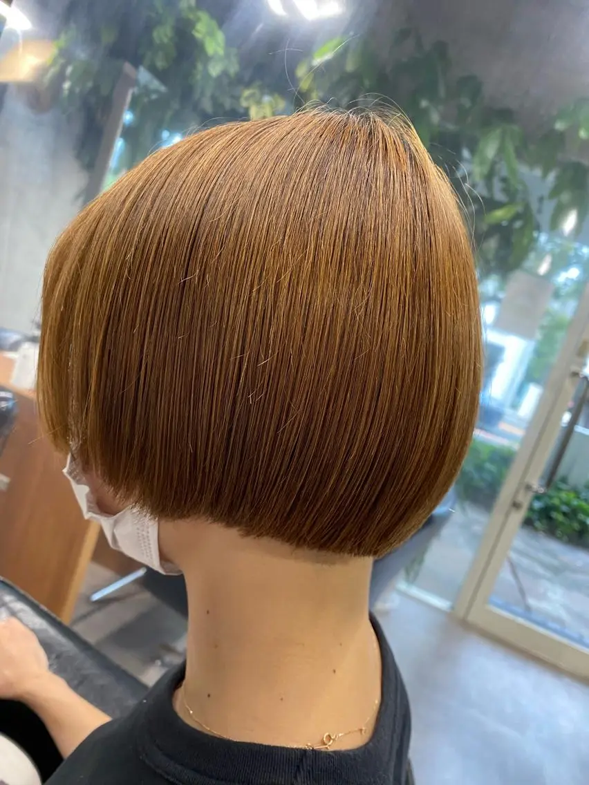 ショート カラー ショート・ウルフ✂︎ 安住有咲子のヘアスタイル