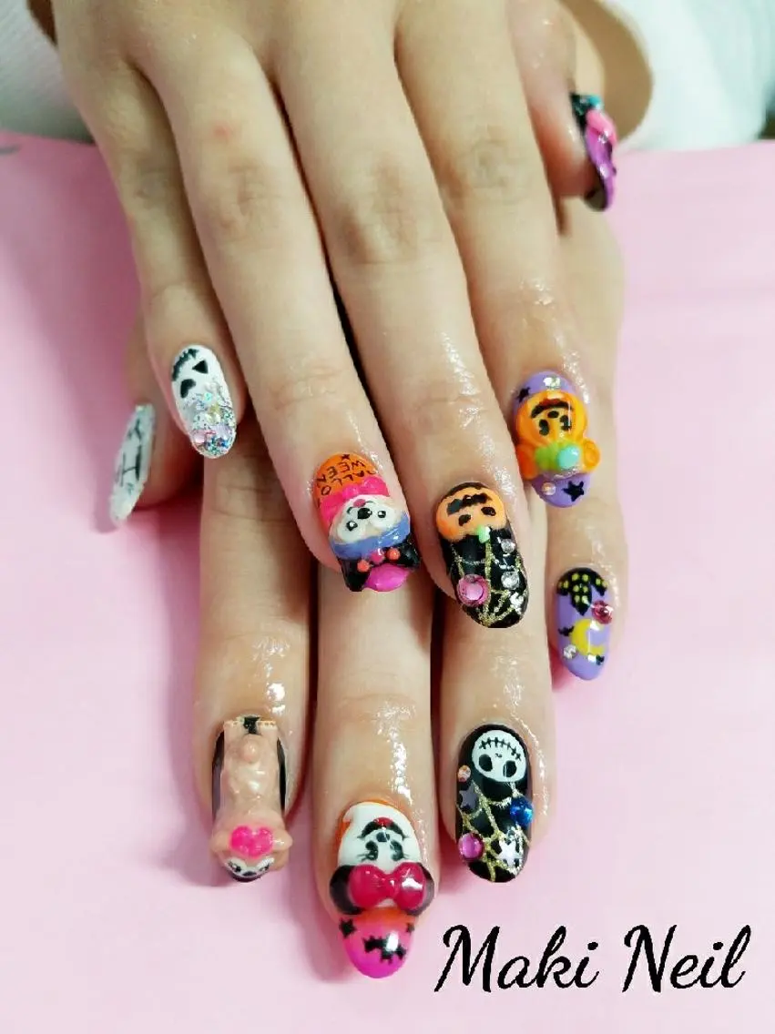 ネイル ショート ･:*+.✳︎˚✧₊ MAKI NAILのネイルデザイン