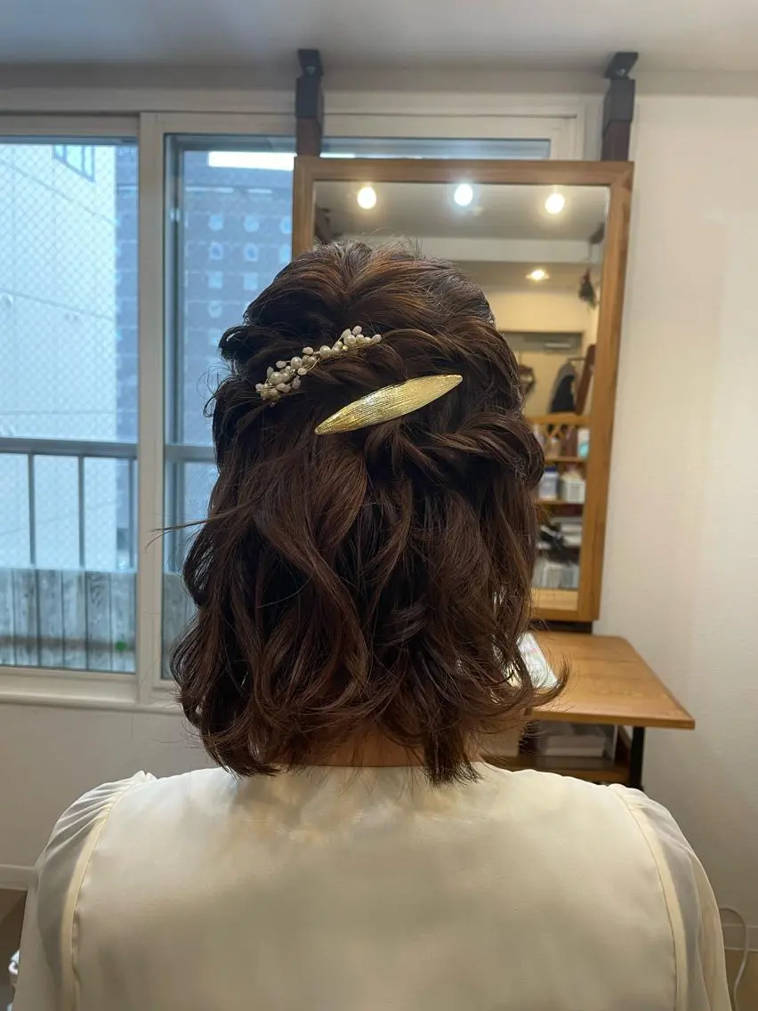 ヘアアレンジ ヘアセット HempBeauty 浅野アサミのヘアスタイル