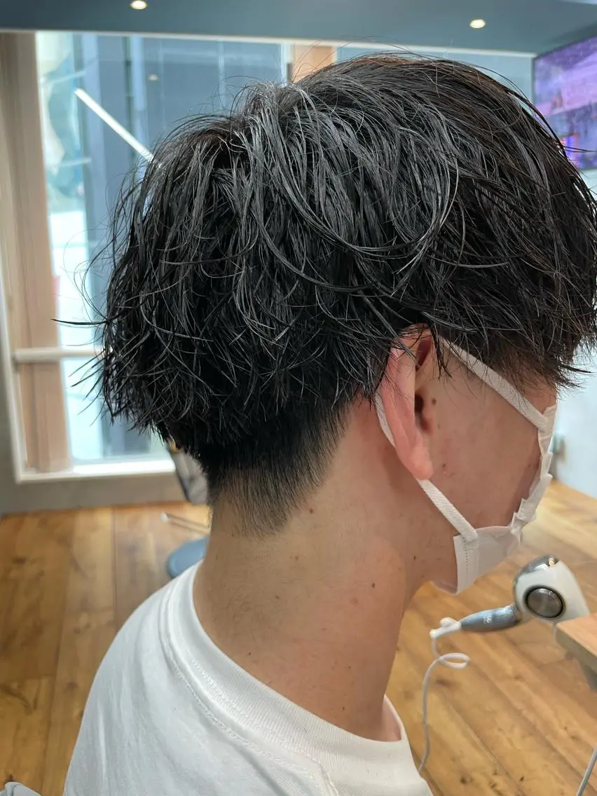 ショート パーマ メンズ メンズ特化🔥 アサオカカズキのヘアスタイル