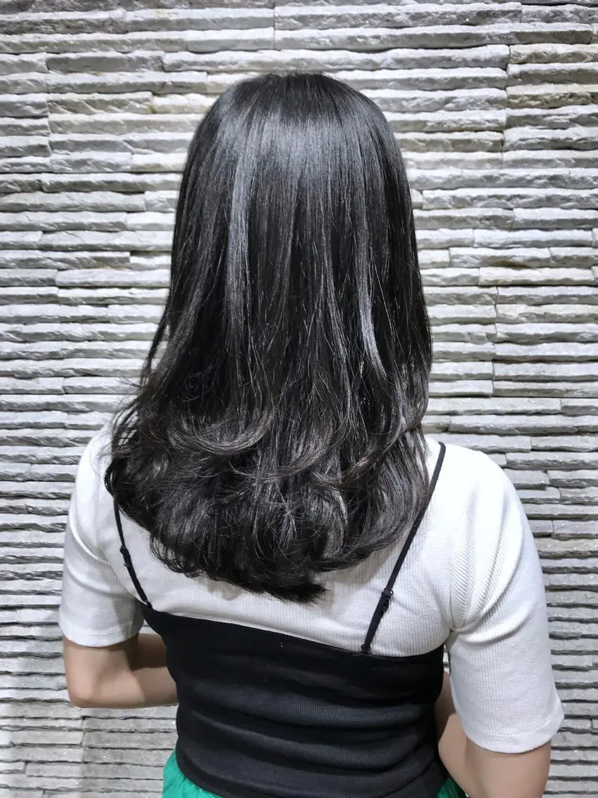 ロング カラー 透明感カラー レイヤーカット カット ヘアカラー ✨ハイトーン カラー福岡拓也✨のヘアスタイル