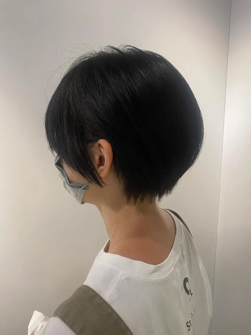 ショート くびれヘア ショートヘア カット 西山 恵太郎のヘアスタイル
