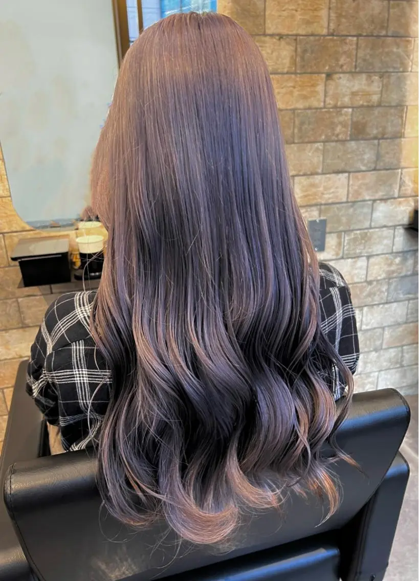 ロング ヘアカラー トリートメント Fan.ray店長 🌈 HIBIKIのヘアスタイル