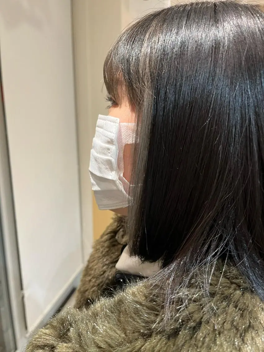 カラー ブリーチ ダブルカラー エドルカラー インナーカラー ブリーチなしカラー 髪質改善/レイヤー/ ボブ/磯野史歩のヘアスタイル