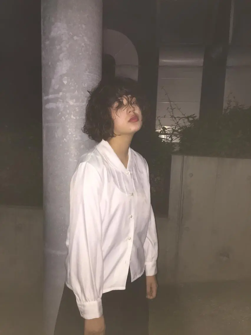 ショート カラー パーマ 🍃柔らか透け髪 /表参道/瑞希🍃のヘアスタイル