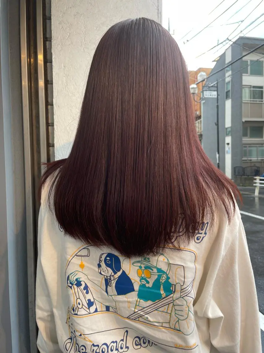 ロング ヘアカラー KYOKA .のヘアスタイル