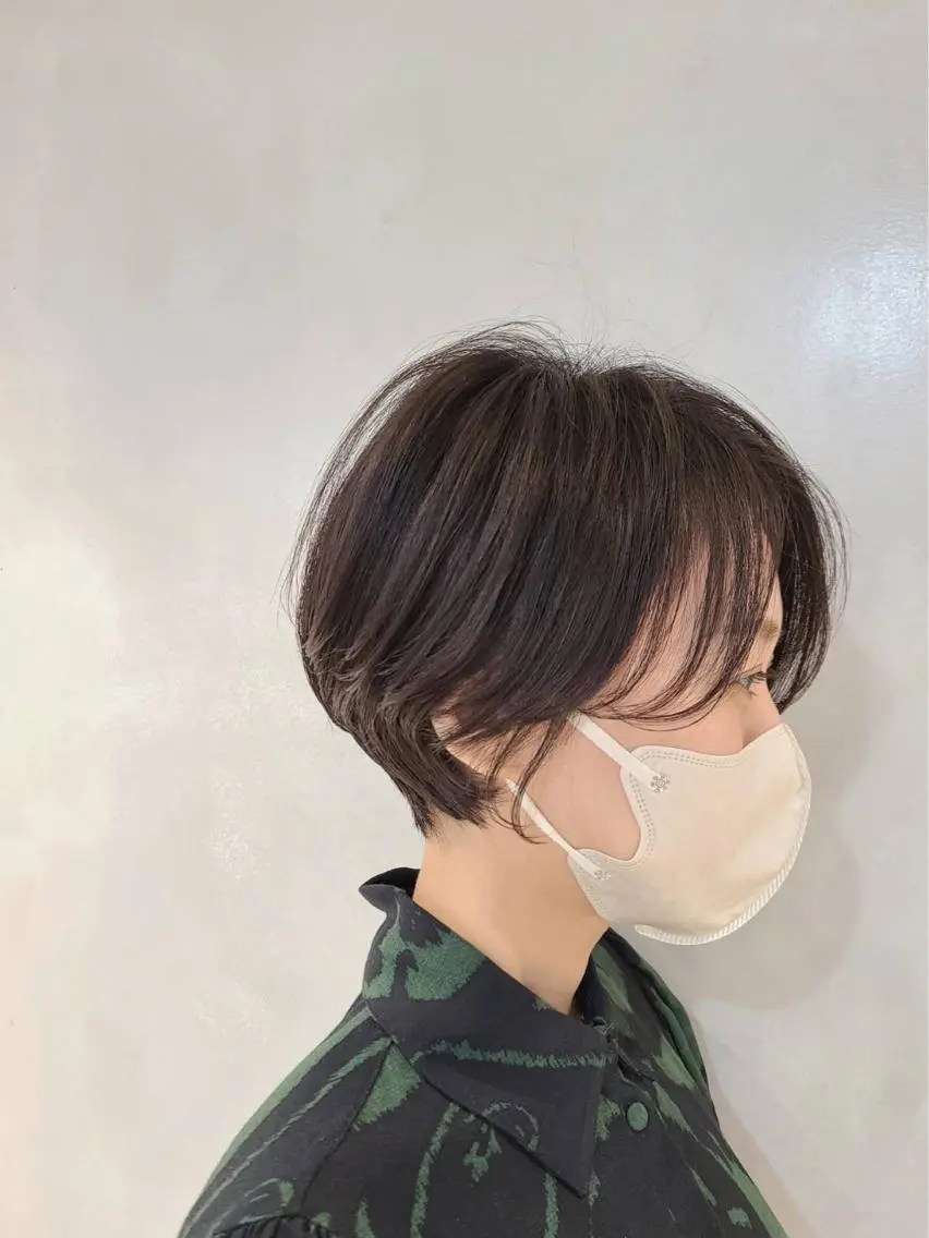 ショート カラー ショート・ボブ✂️ 紅葉のヘアスタイル