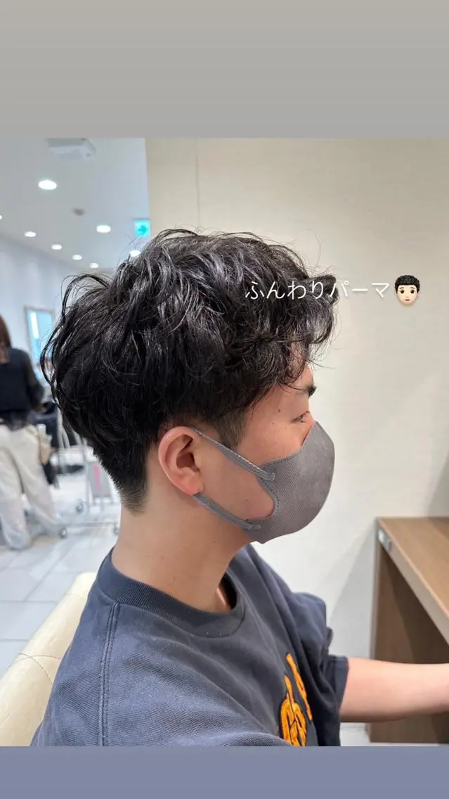 パーマ メンズ メンズパーマ 田畑 あやののヘアスタイル