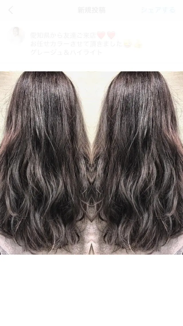 ロング box mico. mutsumiのヘアスタイル
