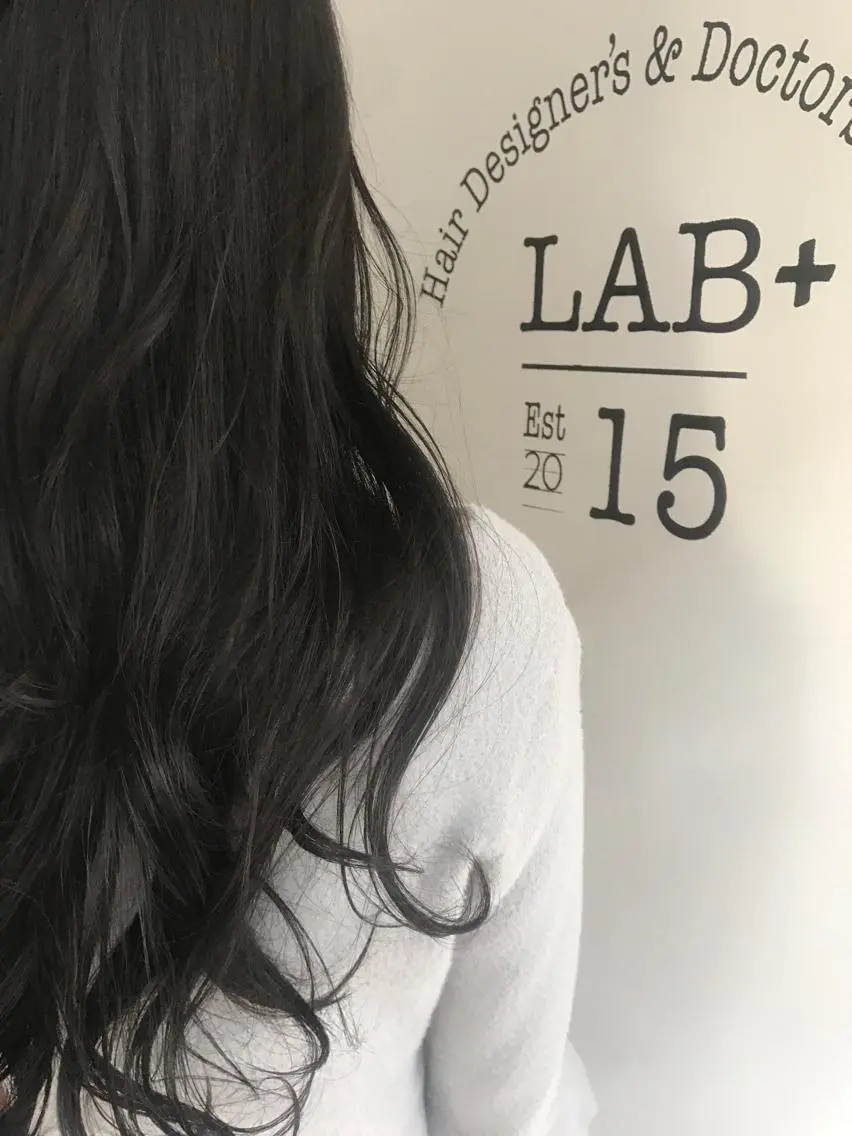 ロング カラー ラベンダーカラー ラベンダーグレー ひろせ かなのヘアスタイル