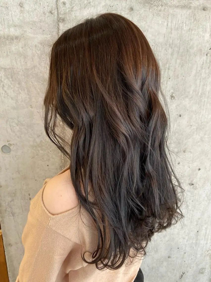 ロング カラー ヘアアレンジ ❤️カラー得意 🧡松浦睦樹❤️のヘアスタイル