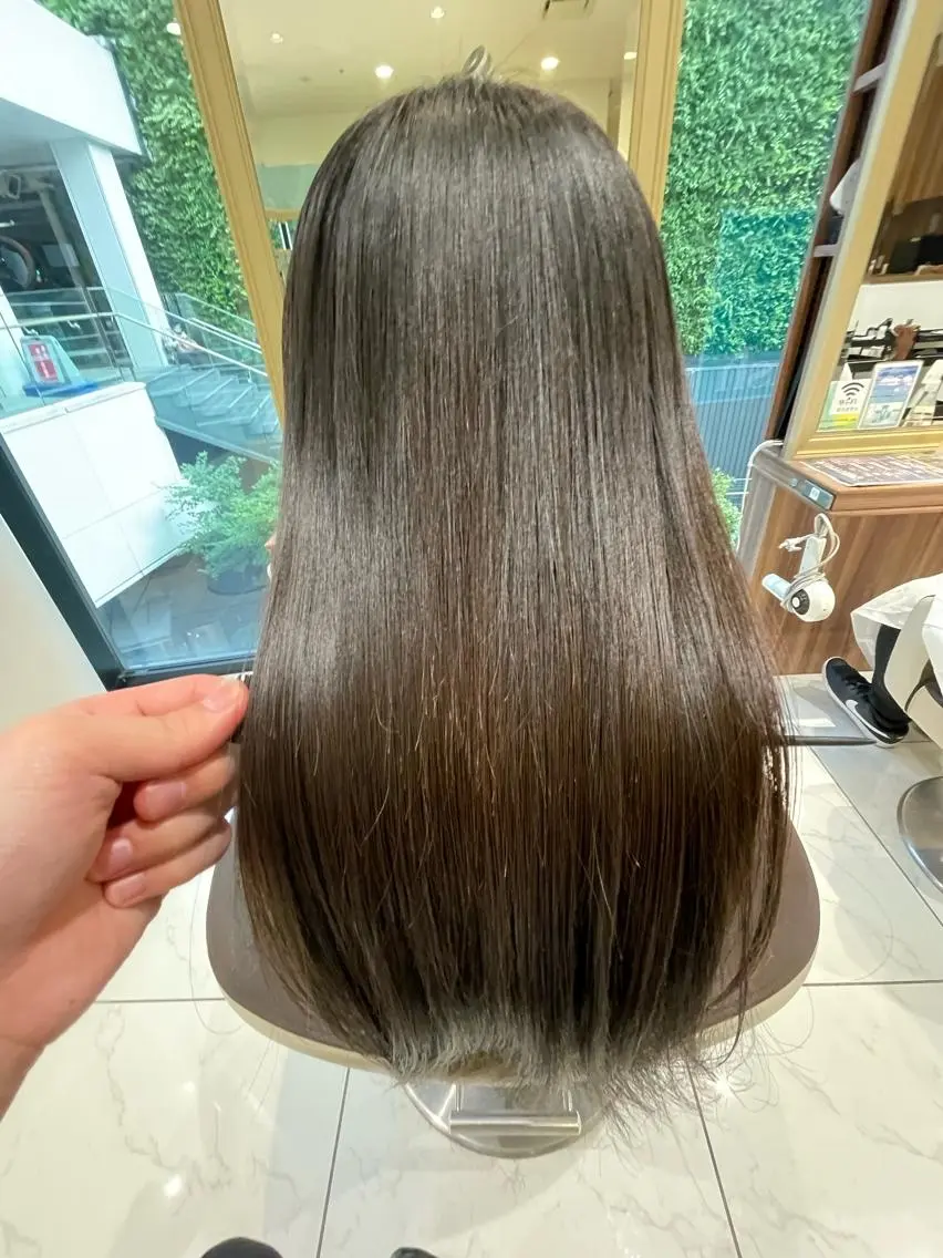 ロング カット 縮毛矯正 トリートメント Ash川越店/ 米川 武志のヘアスタイル
