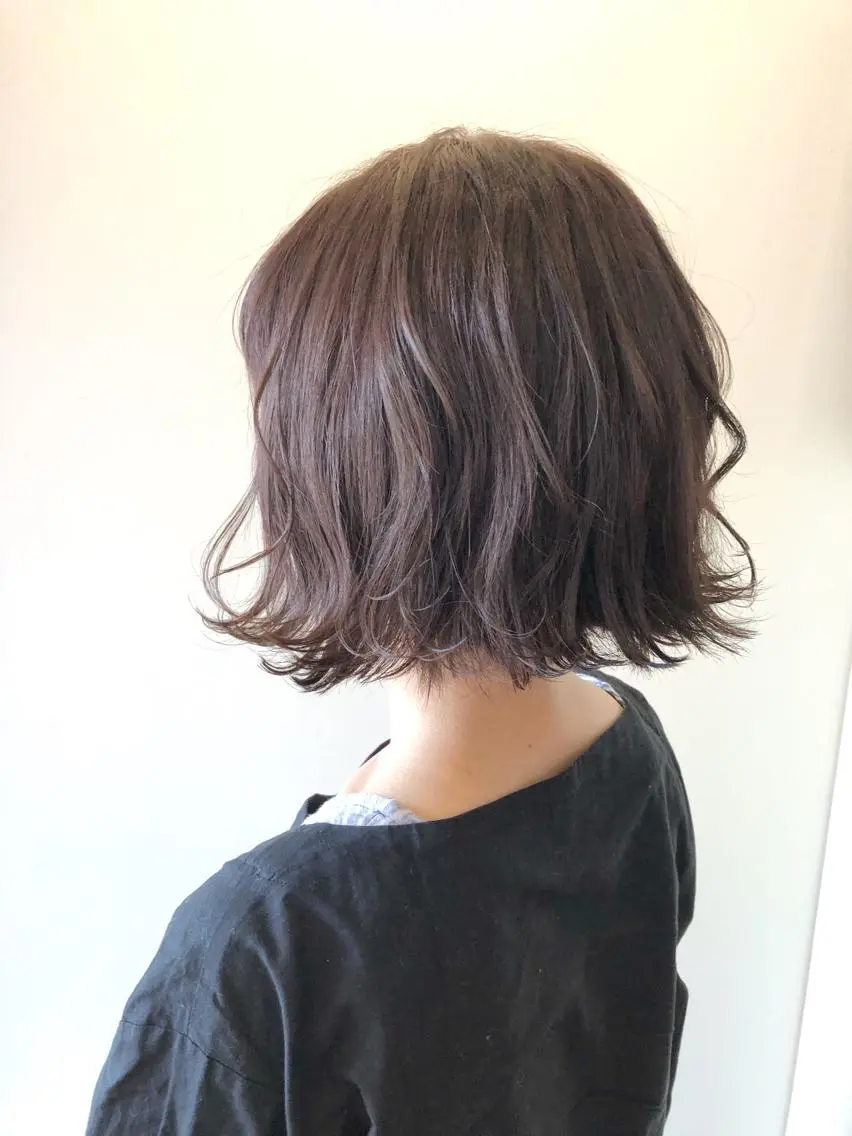 ショート カラー カット ヘアカラー トリートメント ナチュラルスタイル/ 透明感カラー/比嘉のヘアスタイル