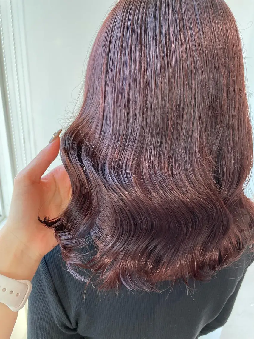 カラー 🪞韓国🤍大人っぽ 艶髪🤍FRUITSのヘアスタイル