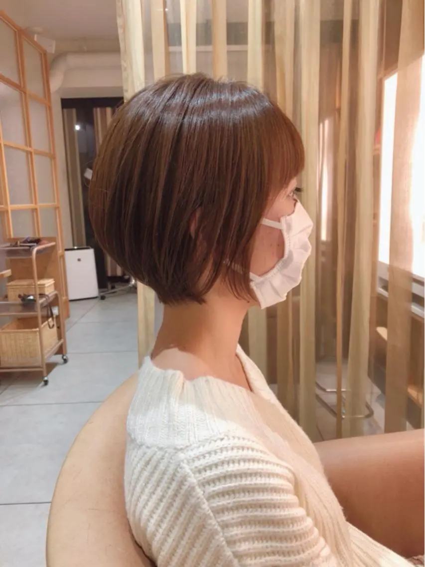 ショート ショートボブ ボブ ショートヘア 髪質改善特化 谷口祐綺のヘアスタイル