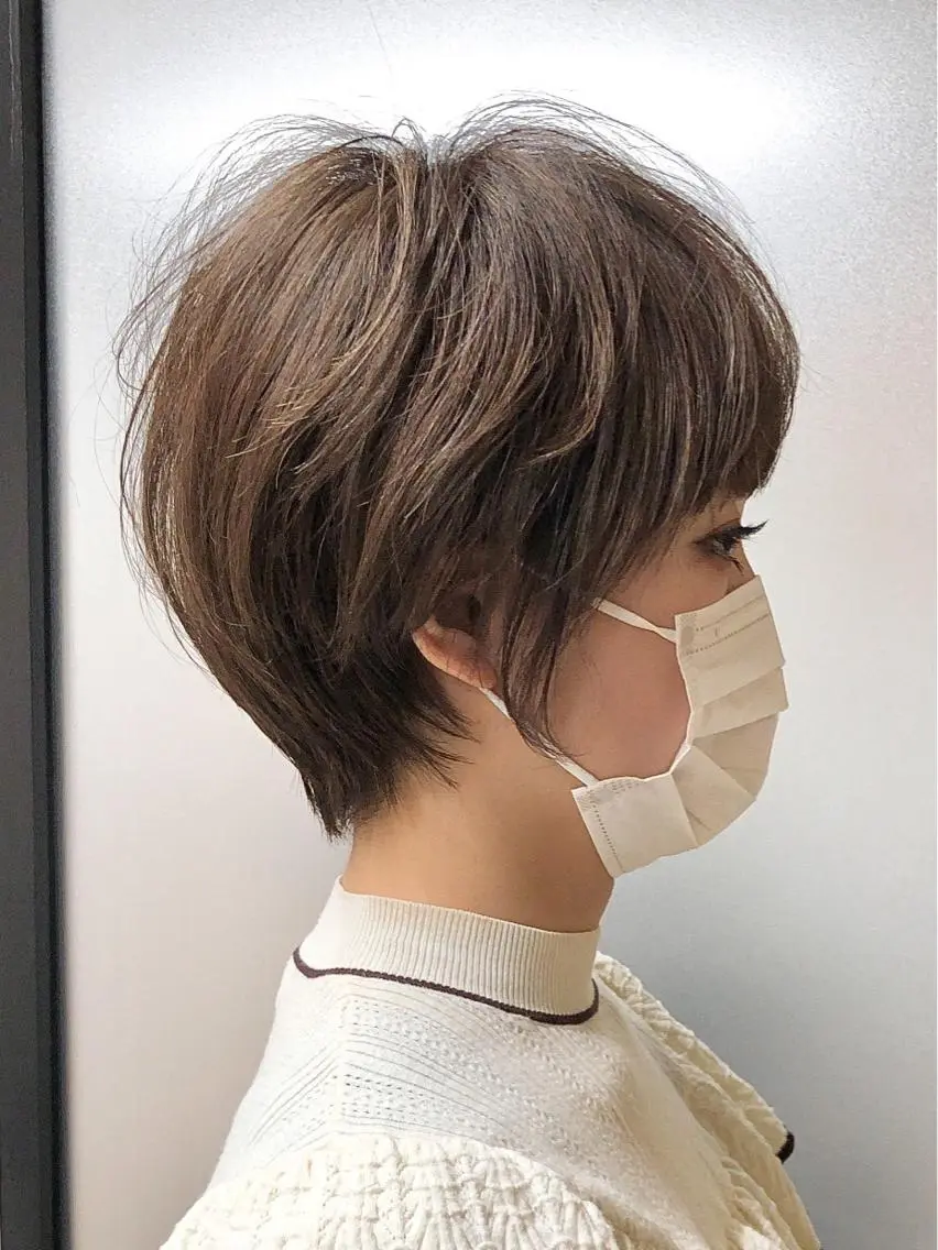 ショート ショートヘア 長谷川 駿のヘアスタイル