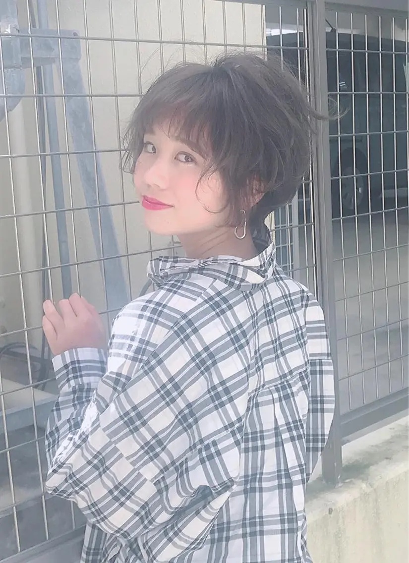 ショート カラー ショートヘア grand juteのヘアスタイル