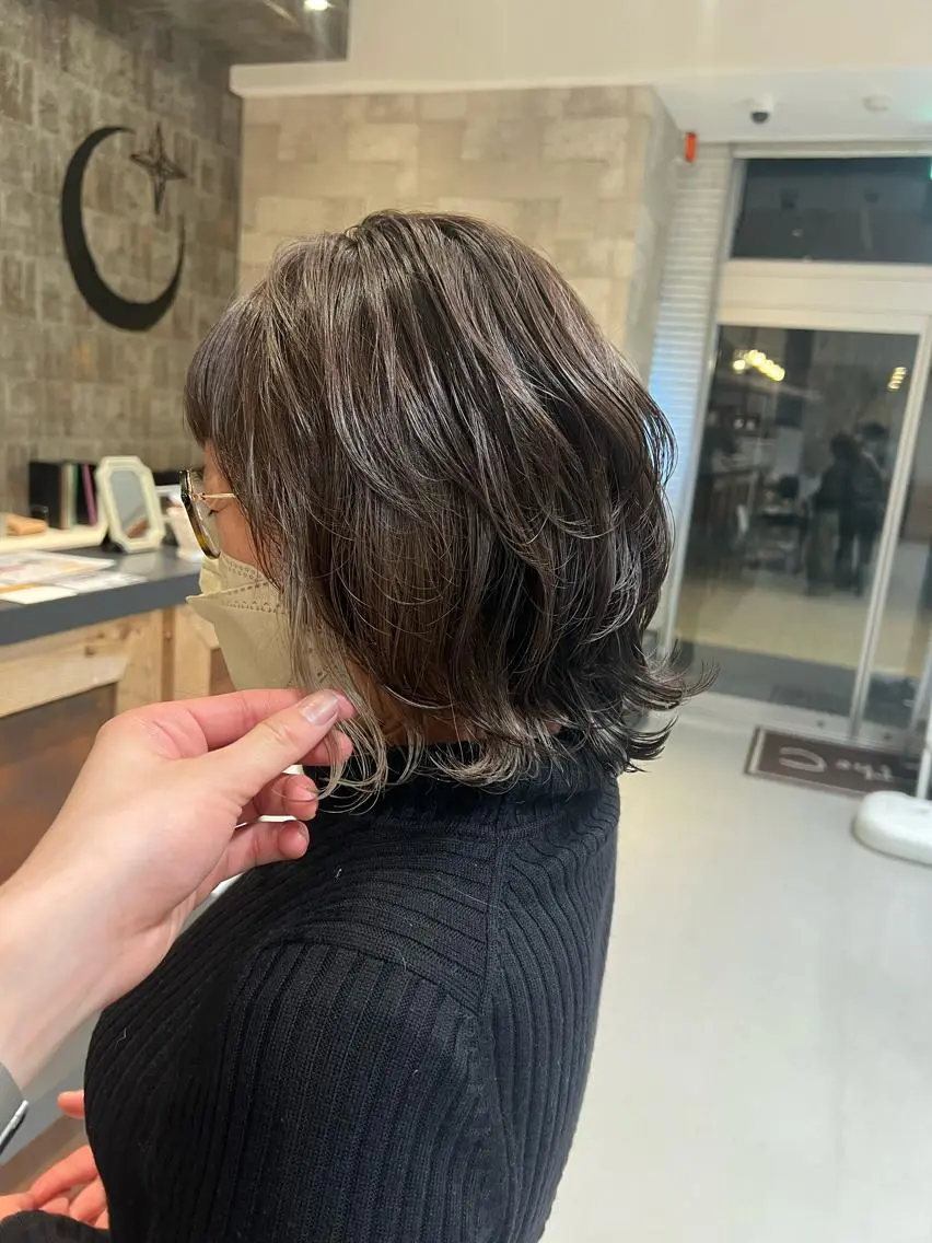 セミロング カラー 🔥メンズパーマ🔥 鈴木 翔斗のヘアスタイル