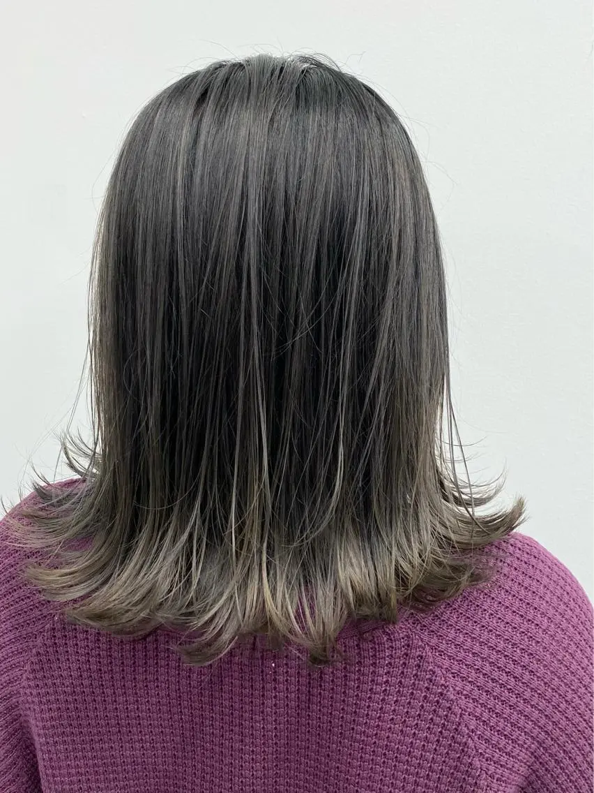 ミディアム カラー パーマ ヘアアレンジ 【公式】amble luxe池袋東口🩷のヘアスタイル