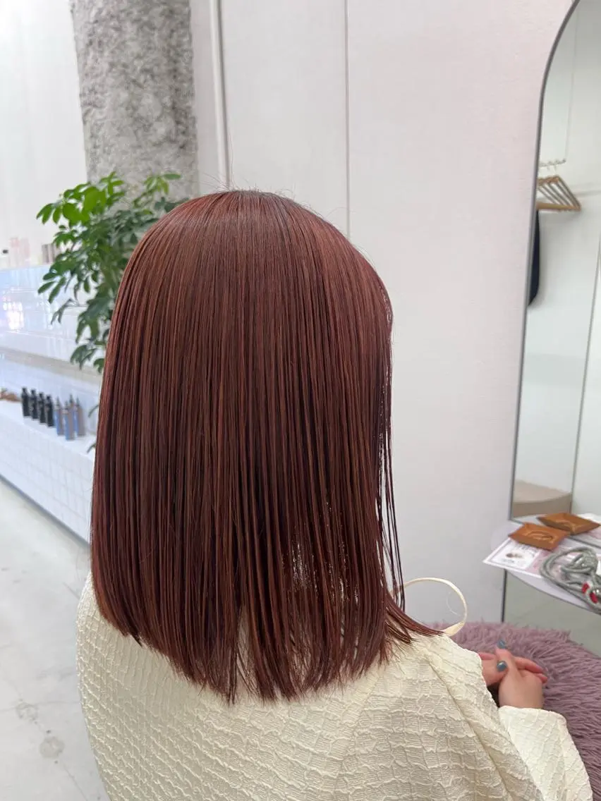 ミディアム カラー 暖色カラー/ ヘアセット🌛櫻井舞のヘアスタイル