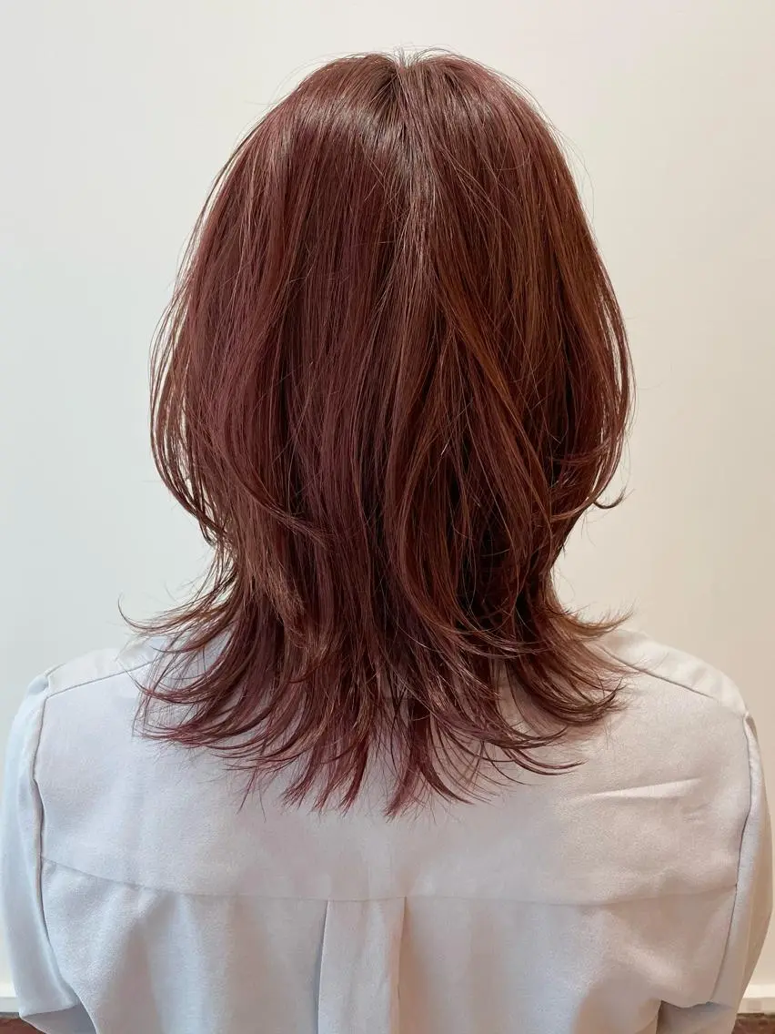 セミロング ヘアカラー 棚橋 光海のマツエク・マツパデザイン