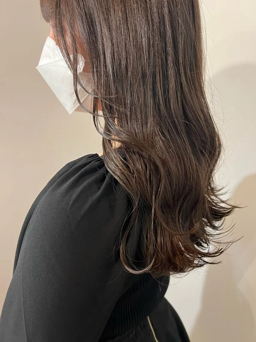 ロング カラー アッシュ ベージュカラー Sachiko ❤︎Pressのヘアスタイル