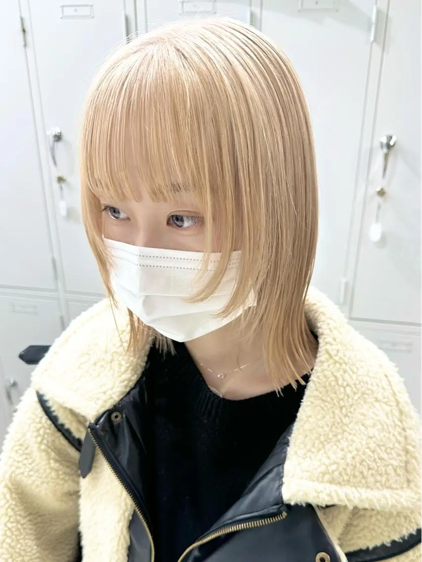 ショート カラー ウルフカット カット ヘアカラー トリートメント kai .のヘアスタイル