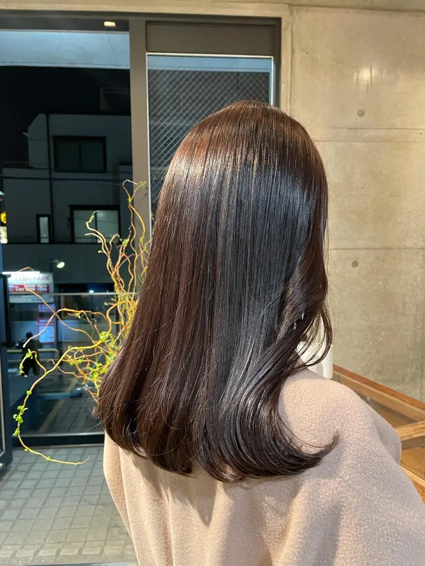 ロング カラー ラベンダーカラー kana .のヘアスタイル