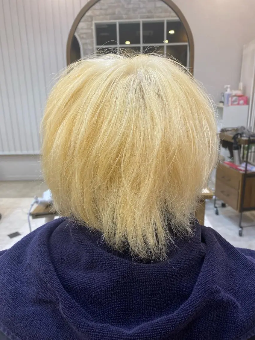 カラー メンズ メンズブリーチ ブリーチ ダブルカラー 西郷 友菜のヘアスタイル