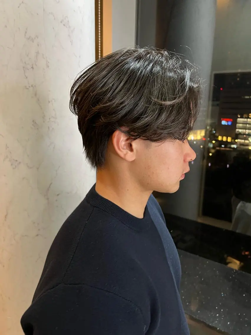 パーマ カット ヘアカラー 福岡縮毛矯正✨️ ストレート 向井和輝のヘアスタイル