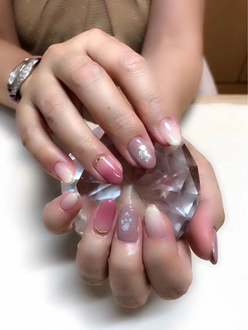 ネイル ハンドネイル 'mm  (ミリ) ＭＡＮＡＭＩのネイルデザイン
