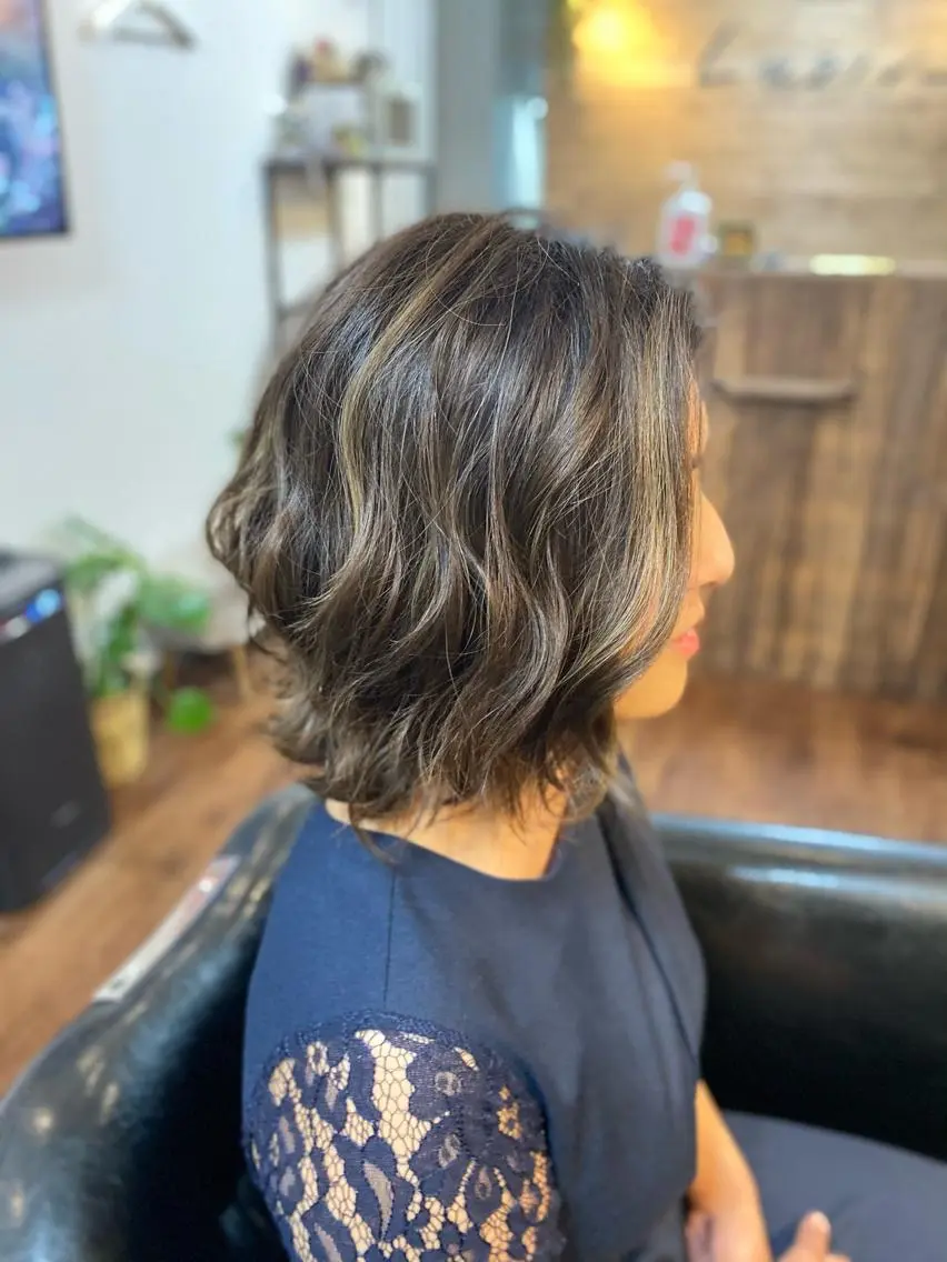 ミディアム カラー ヘアアレンジ 透明感カラー ハイライトカラー ハイライト Luzir⭐︎ GEN⭐︎のヘアスタイル