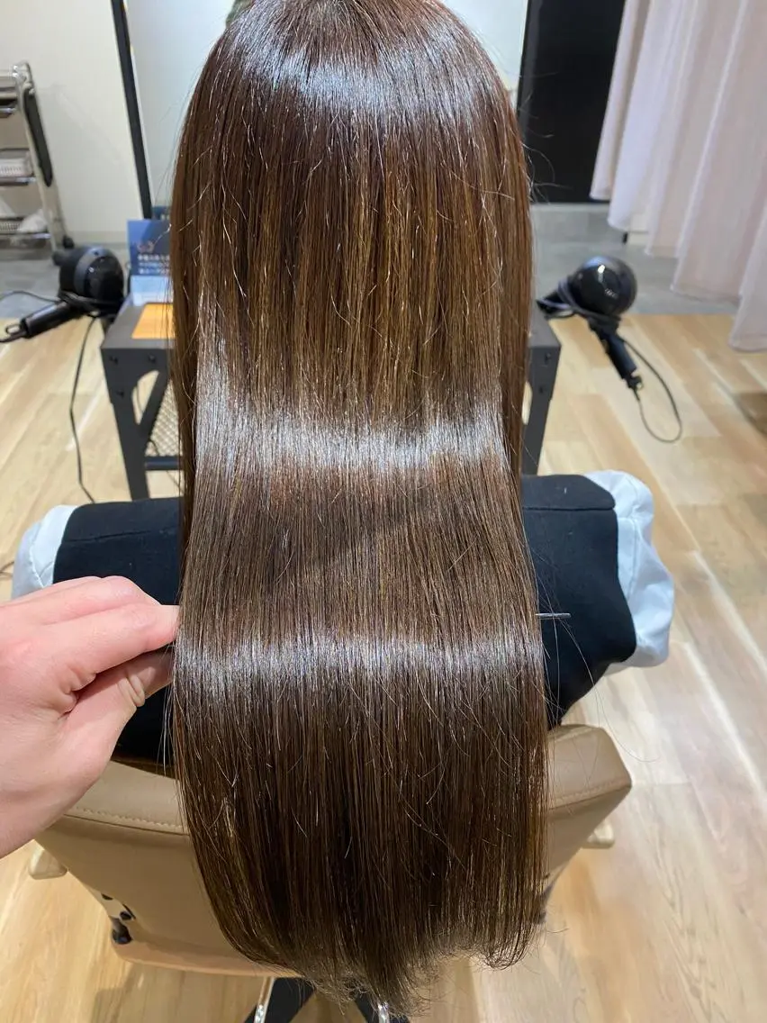 ロング カラー カット ヘアカラー トリートメント 美髪・透明感カラー 西川仁弥のヘアスタイル