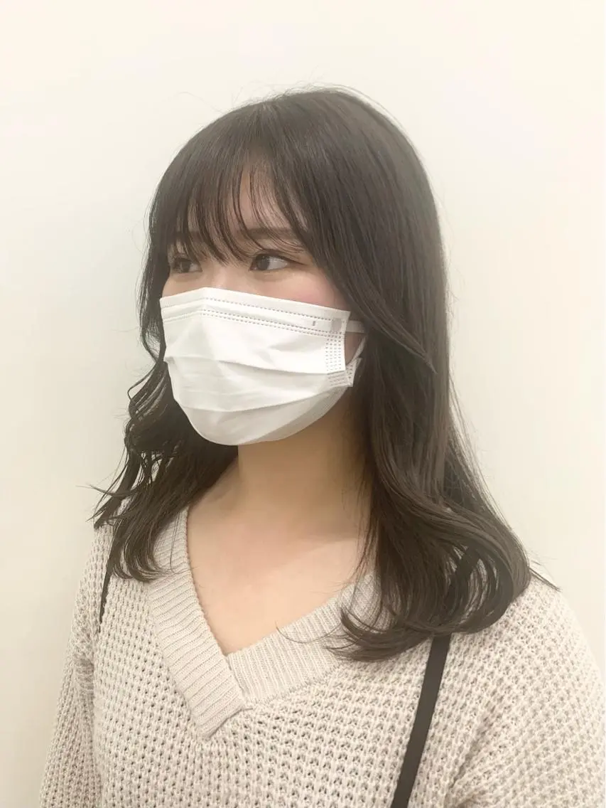 ロング カラー パーマ ヘアアレンジ メンズ キッズ ネイル マツエク・マツパ レイヤーカット/ 巻ける縮毛矯正のヘアスタイル