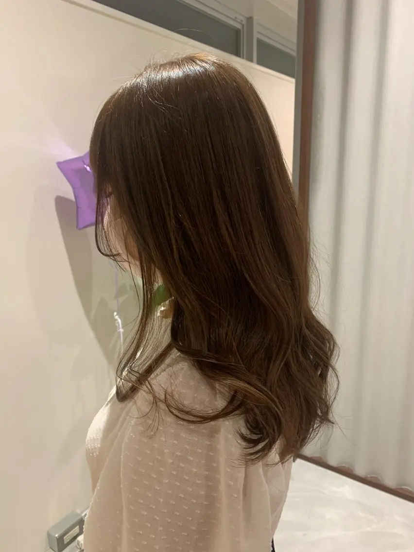 セミロング 🤍顔まわりカット/ ボブ/SHIMADAのヘアスタイル