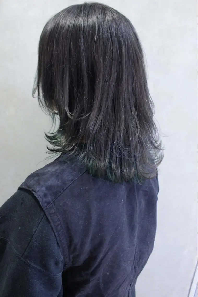 ミディアム カラー ヘアアレンジ ヘアカラー トリートメント lani ブリーチ /ダブルカラーのヘアスタイル